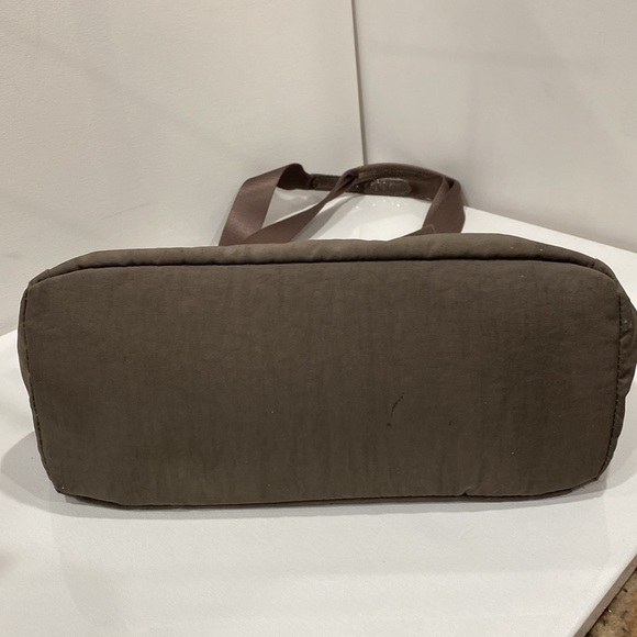 Kipling Bags Kipling Dolan Handbag Dark Taupe Crinkle Nylon Vegan